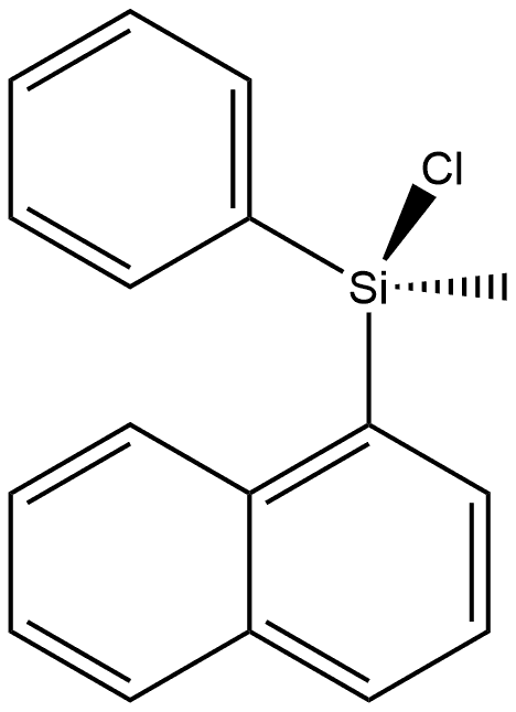 Silane, chloromethyl-1-naphthalenylphenyl-, (1R)- (9CI) Structural