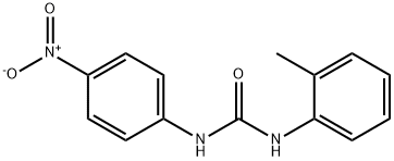 Urea, N-(2-methylphenyl)-N'-(4-nitrophenyl)- Structural
