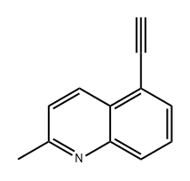 Quinoline, 5-ethynyl-2-methyl- Structural