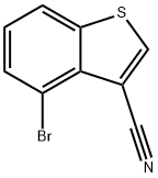 Benzo[b]thiophene-3-carbonitrile, 4-bromo- Structural