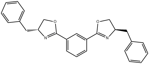 Oxazole, 2,2'-(1,3-phenylene)bis[4,5-dihydro-4-(phenylmethyl)-, (4R,4'R)- Structural