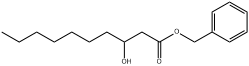 Decanoic acid, 3-hydroxy-, phenylmethyl ester Structural