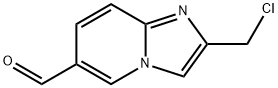 Imidazo[1,2-a]pyridine-6-carboxaldehyde, 2-(chloromethyl)- Structural