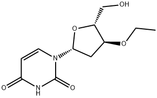 Uridine, 2'-deoxy-3'-O-ethyl- (9CI) Structural