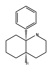 Quinoline, decahydro-8a-phenyl-, (4aR,8aR)- Structural