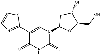 Uridine, 2'-deoxy-5-(2-thiazolyl)- Structural