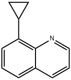 Quinoline, 8-cyclopropyl- Structural