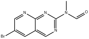 Formamide, N-(6-bromopyrido[2,3-d]pyrimidin-2-yl)-N-methyl- Structural