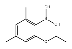 Boronic acid, B-(2-ethoxy-4,6-dimethylphenyl)- Structural