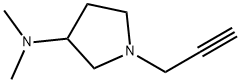 N,N-Dimethyl-1-(prop-2-yn-1-yl)pyrrolidin-3-amine Structural