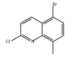 Quinoline, 5-bromo-2-chloro-8-methyl- Structural