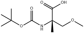 Serine, N-[(1,1-dimethylethoxy)carbonyl]-O,2-dimethyl- Structural