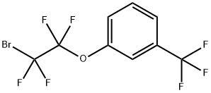 Benzene, 1-(2-bromo-1,1,2,2-tetrafluoroethoxy)-3-(trifluoromethyl)- Structural