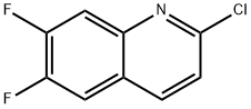 Quinoline, 2-chloro-6,7-difluoro- Structural