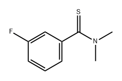 Benzenecarbothioamide, 3-fluoro-N,N-dimethyl- Structural