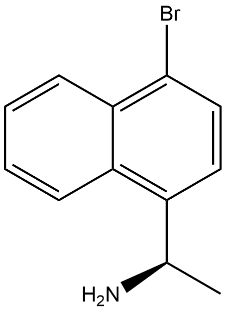 R-1-(4-Bromonaphthyl)ethylamine Structural