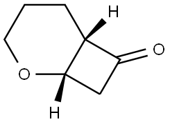 rac-(1R,6R)-2-oxabicyclo[4.2.0]octan-7-one, cis Structural