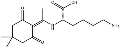 L-Lysine, N2-[1-(4,4-dimethyl-2,6-dioxocyclohexylidene)ethyl]- Structural
