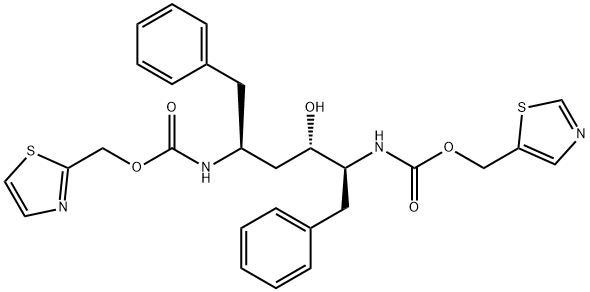 Ritonavir 2,5-Thiazoylmethyl-Dicarbamate Structural