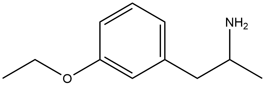 Benzeneethanamine, 3-ethoxy-α-methyl- Structural