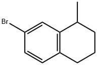 Naphthalene, 7-bromo-1,2,3,4-tetrahydro-1-methyl- Structural