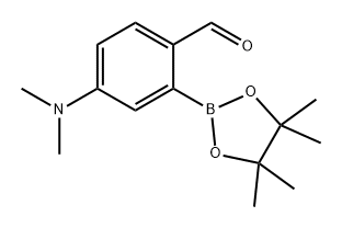 Benzaldehyde, 4-(dimethylamino)-2-(4,4,5,5-tetramethyl-1,3,2-dioxaborolan-2-yl)- Structural