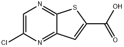 Thieno[2,3-b]pyrazine-6-carboxylic acid, 2-chloro- Structural
