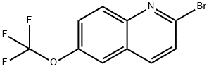 Quinoline, 2-bromo-6-(trifluoromethoxy)- Structural