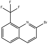 Quinoline, 2-bromo-8-(trifluoromethyl)- Structural