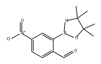 Benzaldehyde, 4-nitro-2-(4,4,5,5-tetramethyl-1,3,2-dioxaborolan-2-yl)- Structural
