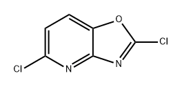 Oxazolo[4,5-b]pyridine, 2,5-dichloro- Structural