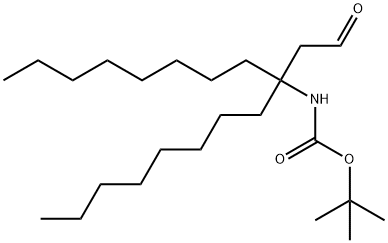 Boc-NH-Oc2-propanal Structural