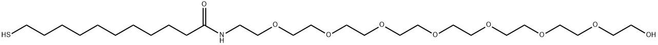 Thiol-C10-amide-PEG8 Structural