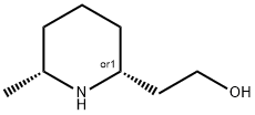 rac-2-[(2R,6R)-6-methylpiperidin-2-yl]ethan-1-ol, cis Structural