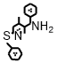 C-(6-Benzylsulfanyl-4-methyl-pyridin-3-yl)-C-phenyl-methylamine Structural