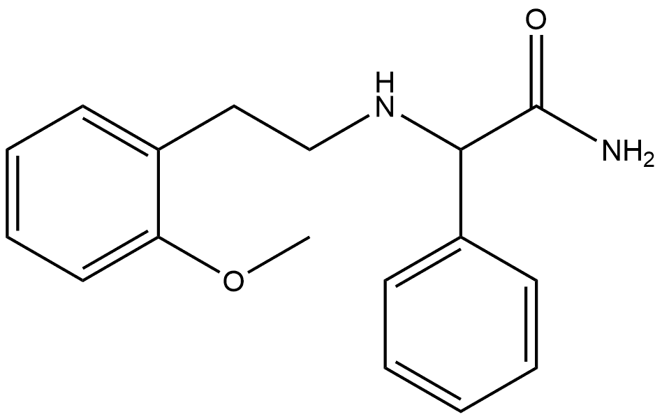 Benzeneacetamide, α-[[2-(2-methoxyphenyl)ethyl]amino]- Structural