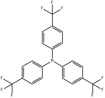 Benzenamine, 4-(trifluoromethyl)-N,N-bis[4-(trifluoromethyl)phenyl]- Structural