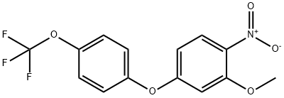 Benzene, 2-methoxy-1-nitro-4-[4-(trifluoromethoxy)phenoxy]- Structural
