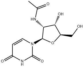 Uridine, 2'-(acetylamino)-2'-deoxy- (9CI) Structural