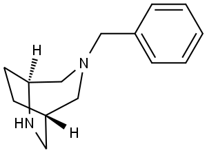 rac-(1S,5S)-3-benzyl-3,6-diazabicyclo[3.2.2]nonane dihydrochloride hydrate Structural