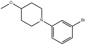 Piperidine, 1-(3-bromophenyl)-4-methoxy- Structural