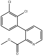 Methyl 3-(2,3-dichlorophenyl)picolinate Structural
