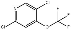 Pyridine, 2,5-dichloro-4-(trifluoromethoxy)- Structural