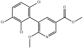 Methyl 6-methoxy-5-(2,3,6-trichlorophenyl)nicotinate