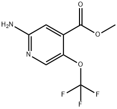 Methyl 2-amino-5-(trifluoromethoxy)pyridine-4-carboxylate Structural