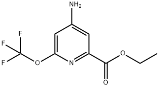 Ethyl 4-amino-2-(trifluoromethoxy)pyridine-6-carboxylate Structural