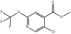 Methyl 5-chloro-2-(trifluoromethoxy)pyridine-4-carboxylate Structural
