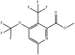 Methyl 6-methyl-4-(trifluoromethoxy)-3-(trifluoromethyl)pyridine-2-carboxylate