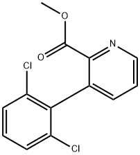 Methyl 3-(2,6-dichlorophenyl)picolinate Structural