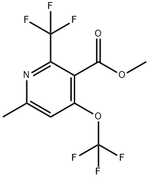 Methyl 6-methyl-4-(trifluoromethoxy)-2-(trifluoromethyl)pyridine-3-carboxylate